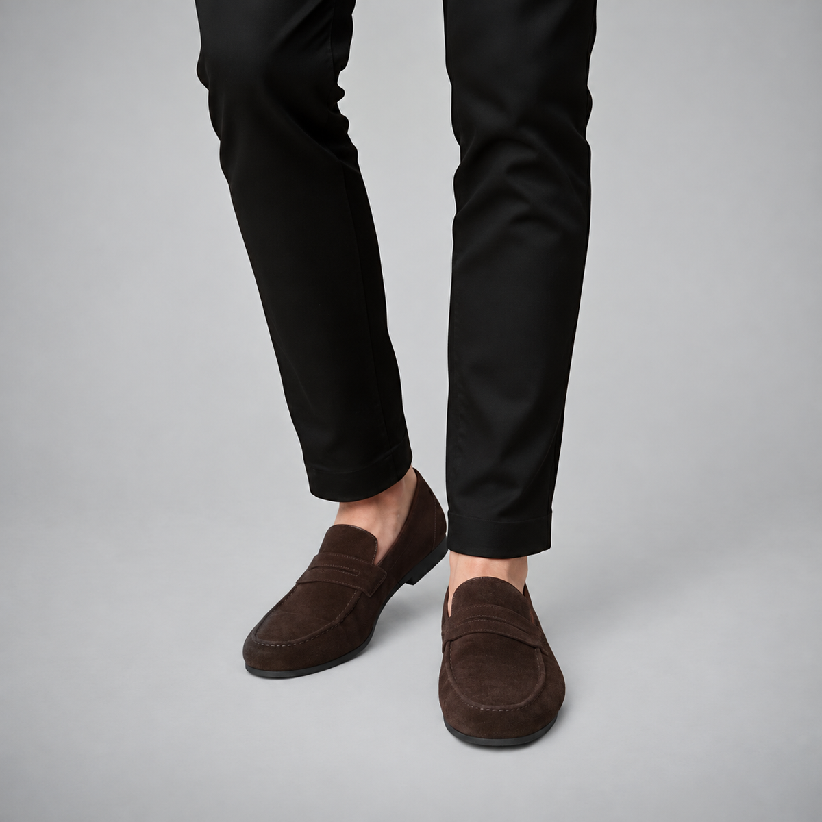 Mocasines de Gamuza para Hombre con Diseño Slip-On y Suela Ligera