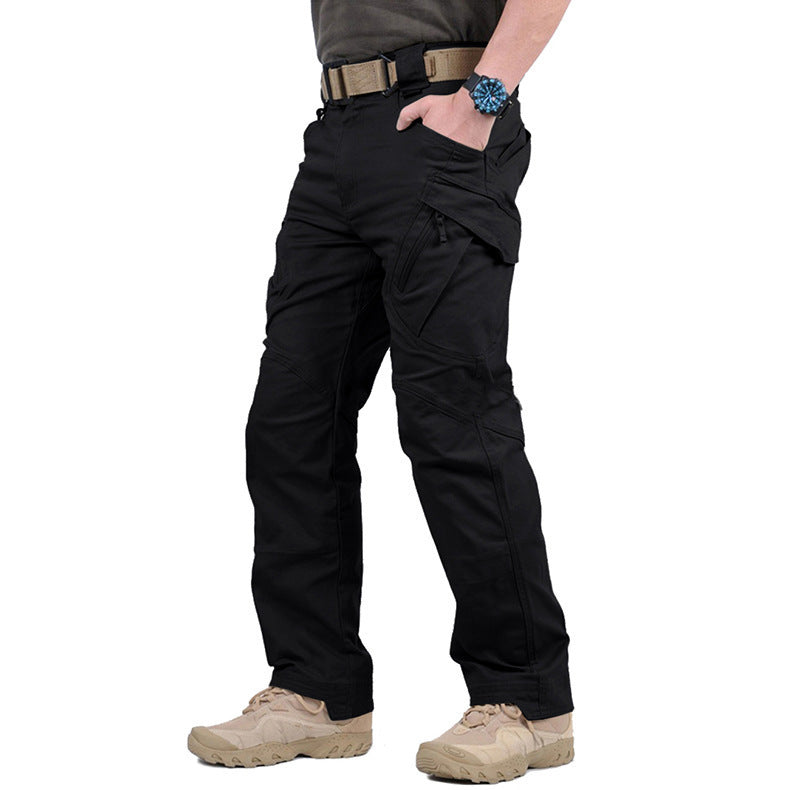 Pantalón Cargo de Hombre con Bolsillos Múltiples y Costuras Reforzadas