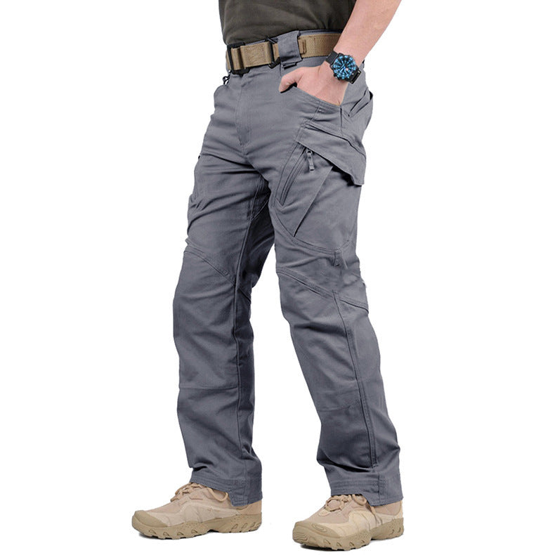 Pantalón Cargo de Hombre con Bolsillos Múltiples y Costuras Reforzadas