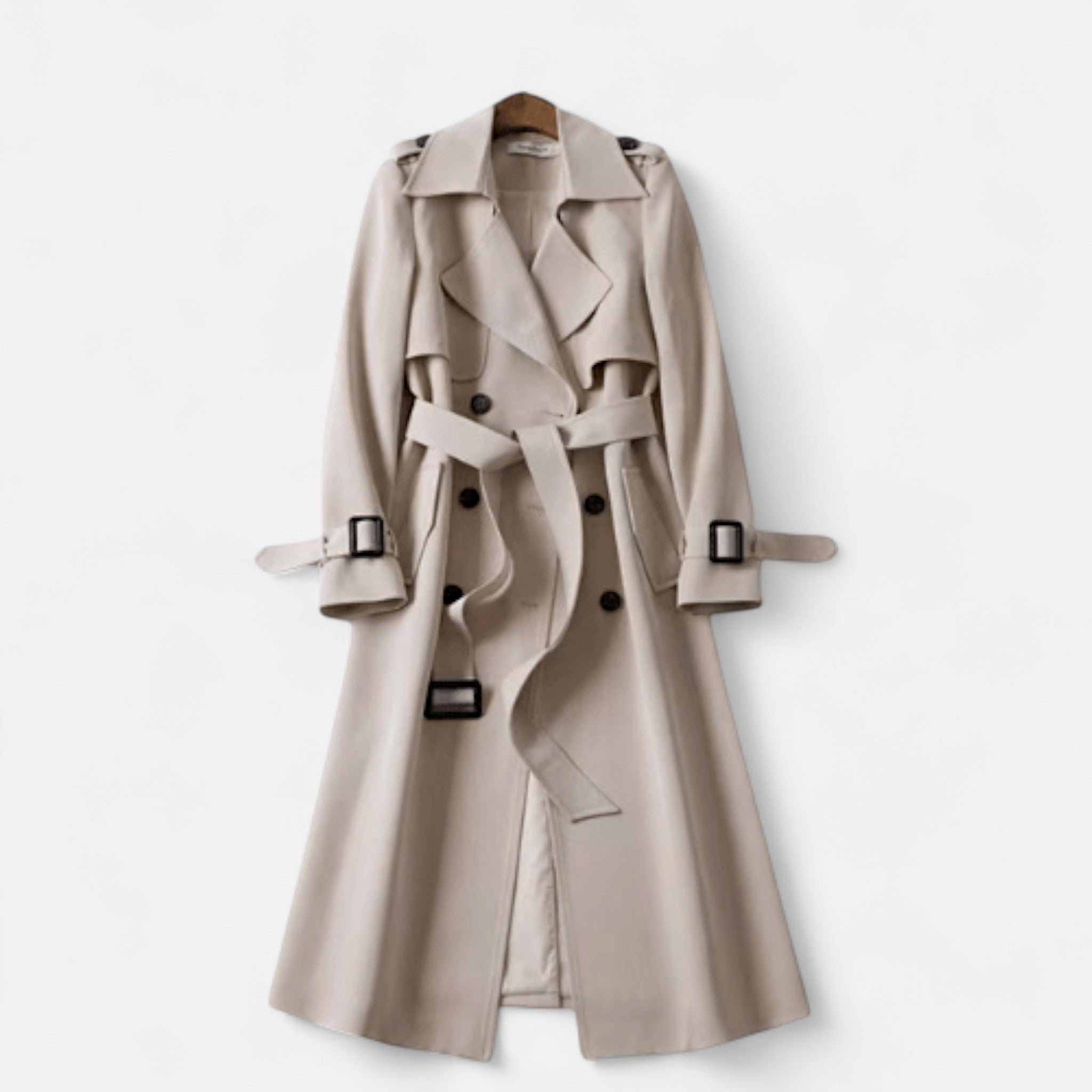Gabardina Vintage Mujer Corte Icónico Moderno