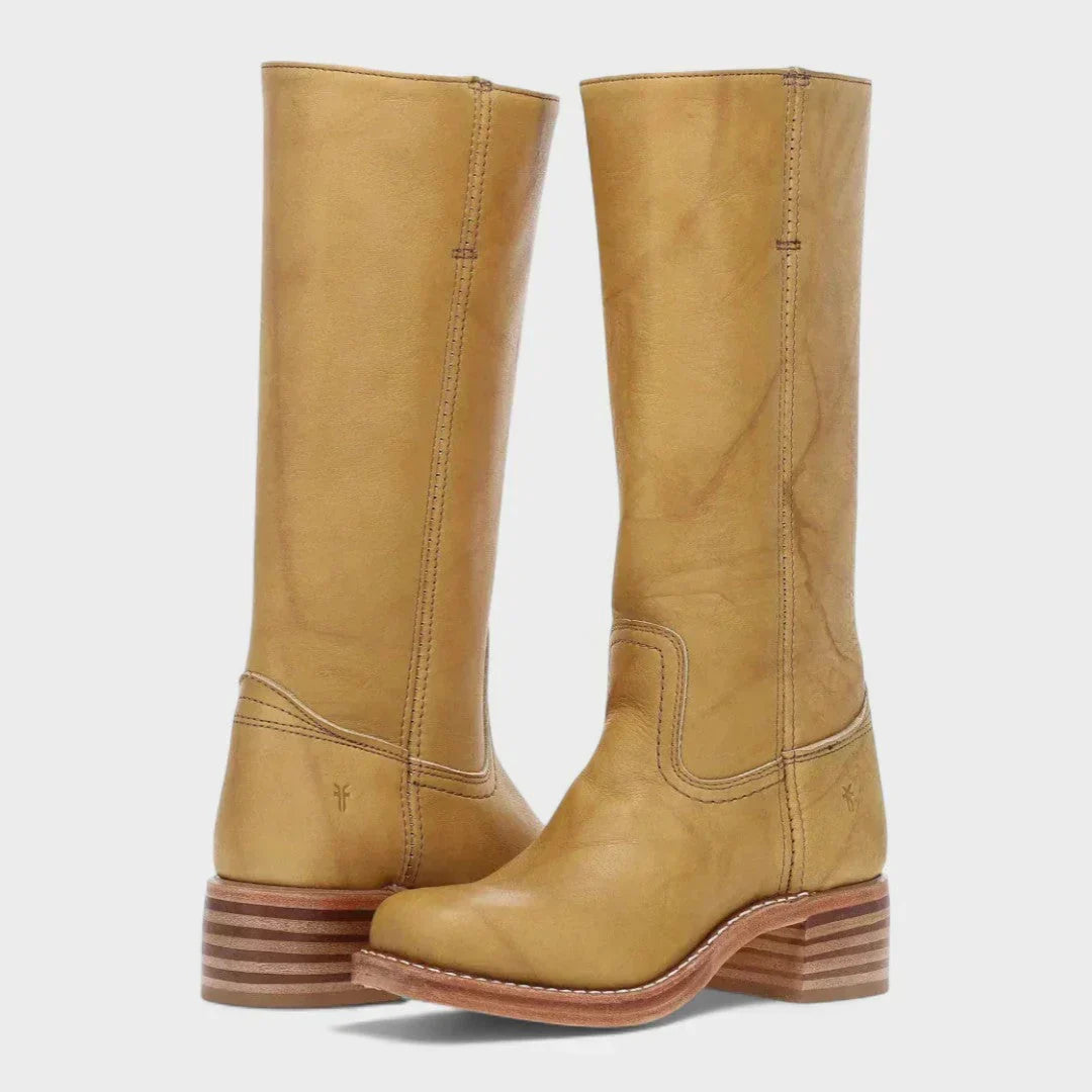 Botas de Estilo Retro para Mujer con Suela Antideslizante y Plantilla Acolchada