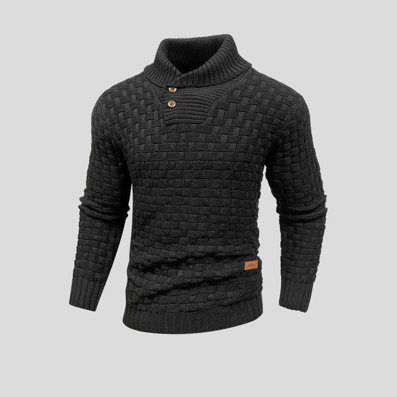 Jersey Térmico de Algodón para Hombre con Puños y Bajo de Canalé