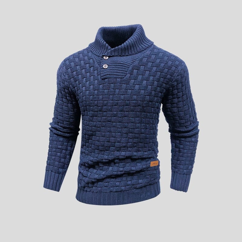Jersey Térmico de Algodón para Hombre con Puños y Bajo de Canalé