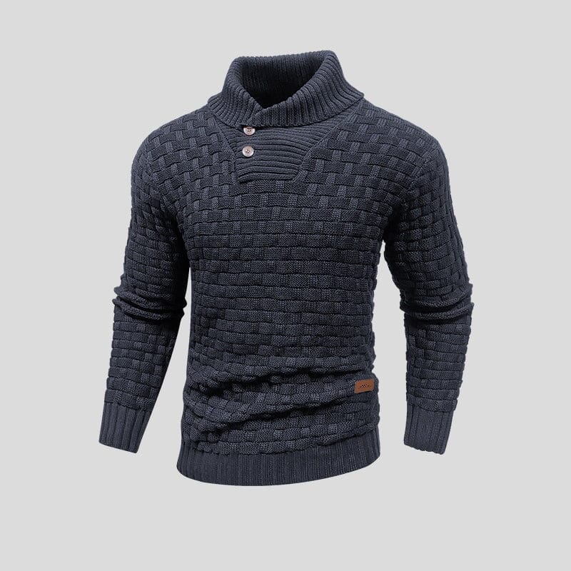 Jersey Térmico de Algodón para Hombre con Puños y Bajo de Canalé