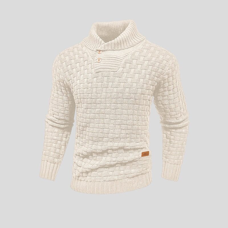 Jersey Térmico de Algodón para Hombre con Puños y Bajo de Canalé