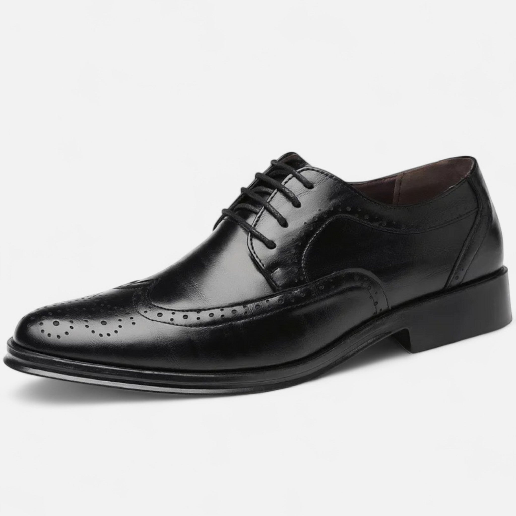 Zapatos Formales Hombre Estilo Inglés Perforado
