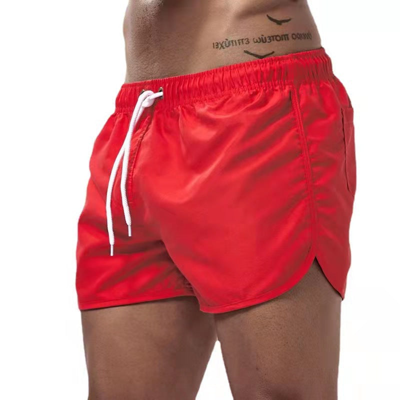 Bañador de natación para hombre - secado rápido con cordón ajustable - playa