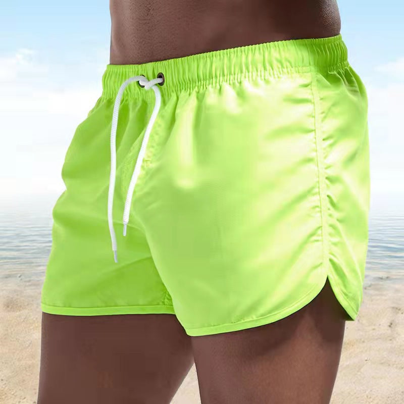 Bañador de natación para hombre - secado rápido con cordón ajustable - playa