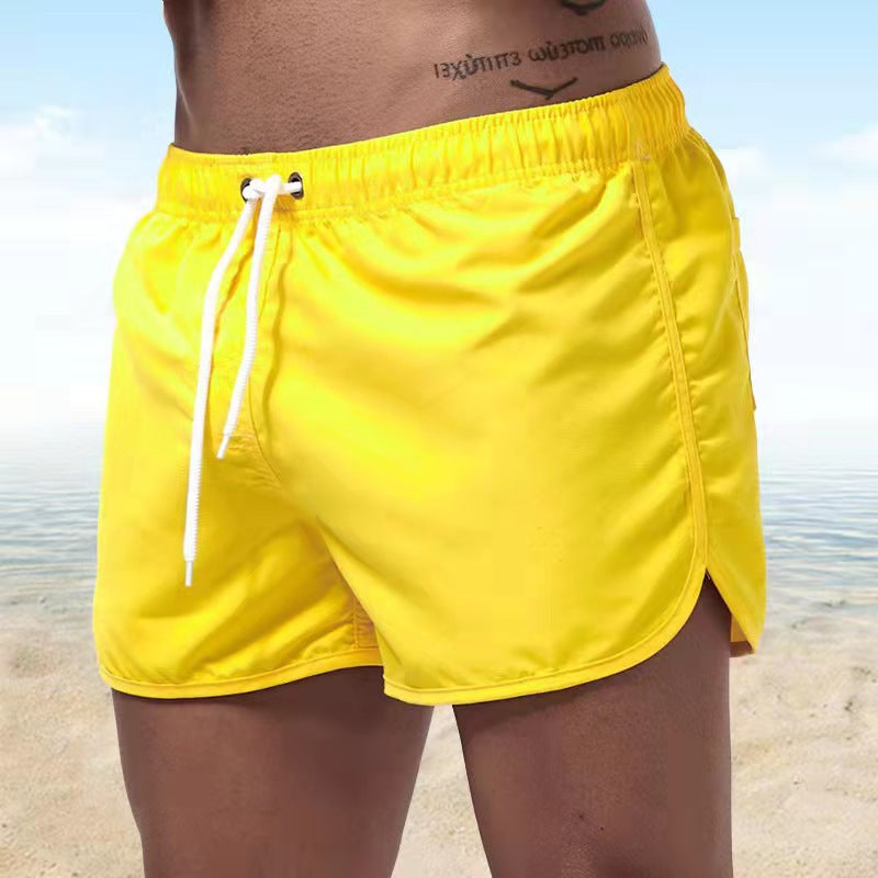 Bañador de natación para hombre - secado rápido con cordón ajustable - playa