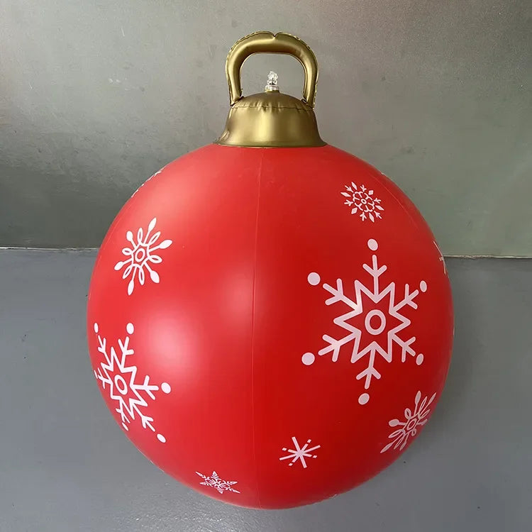 Boule gonflable décorative de 60 cm de diamètre pour extérieur sans éclairage