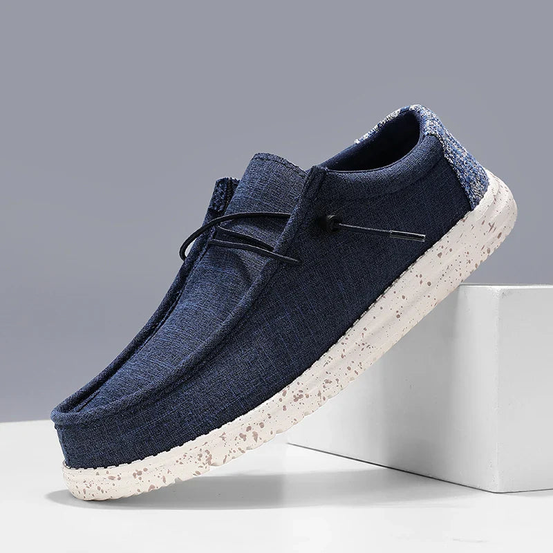 Mocasines de Lona para Hombre con Suela de EVA Ligeros y Transpirables