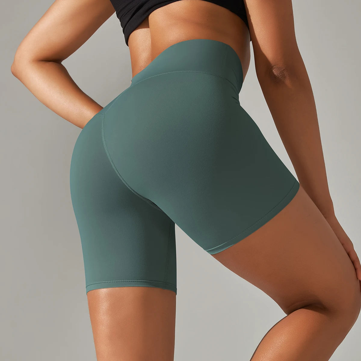 Shorts Deportivos Mujer de Tiro Alto
