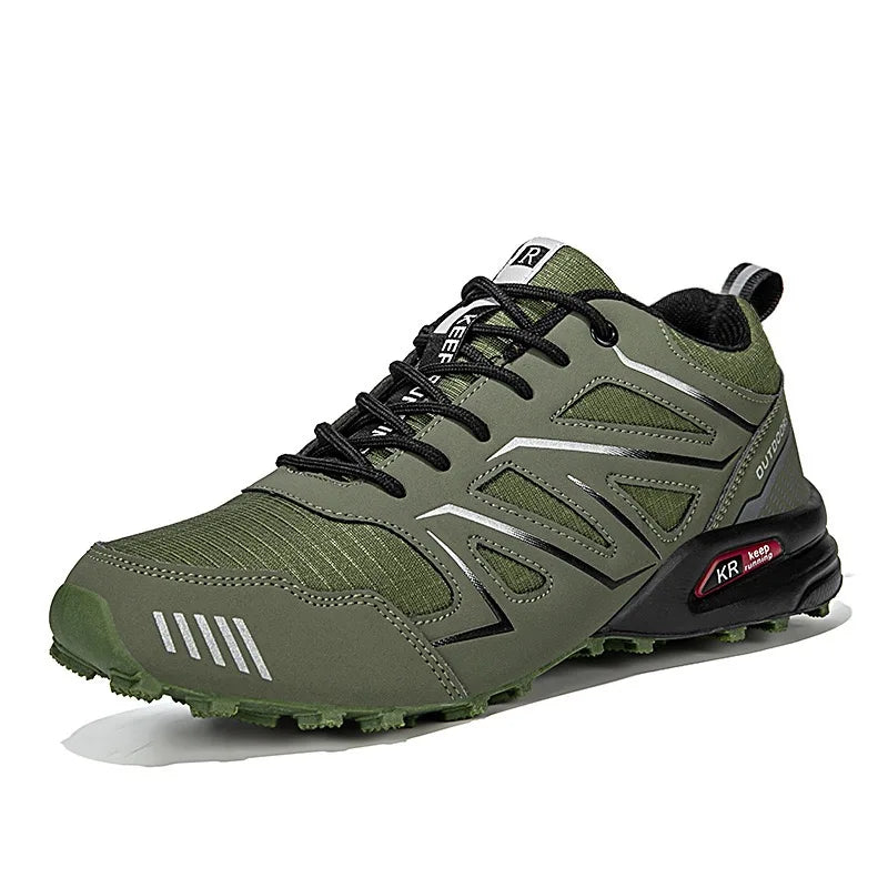 Zapatillas de Hombre de Cuero Impermeables con Suela Antideslizante