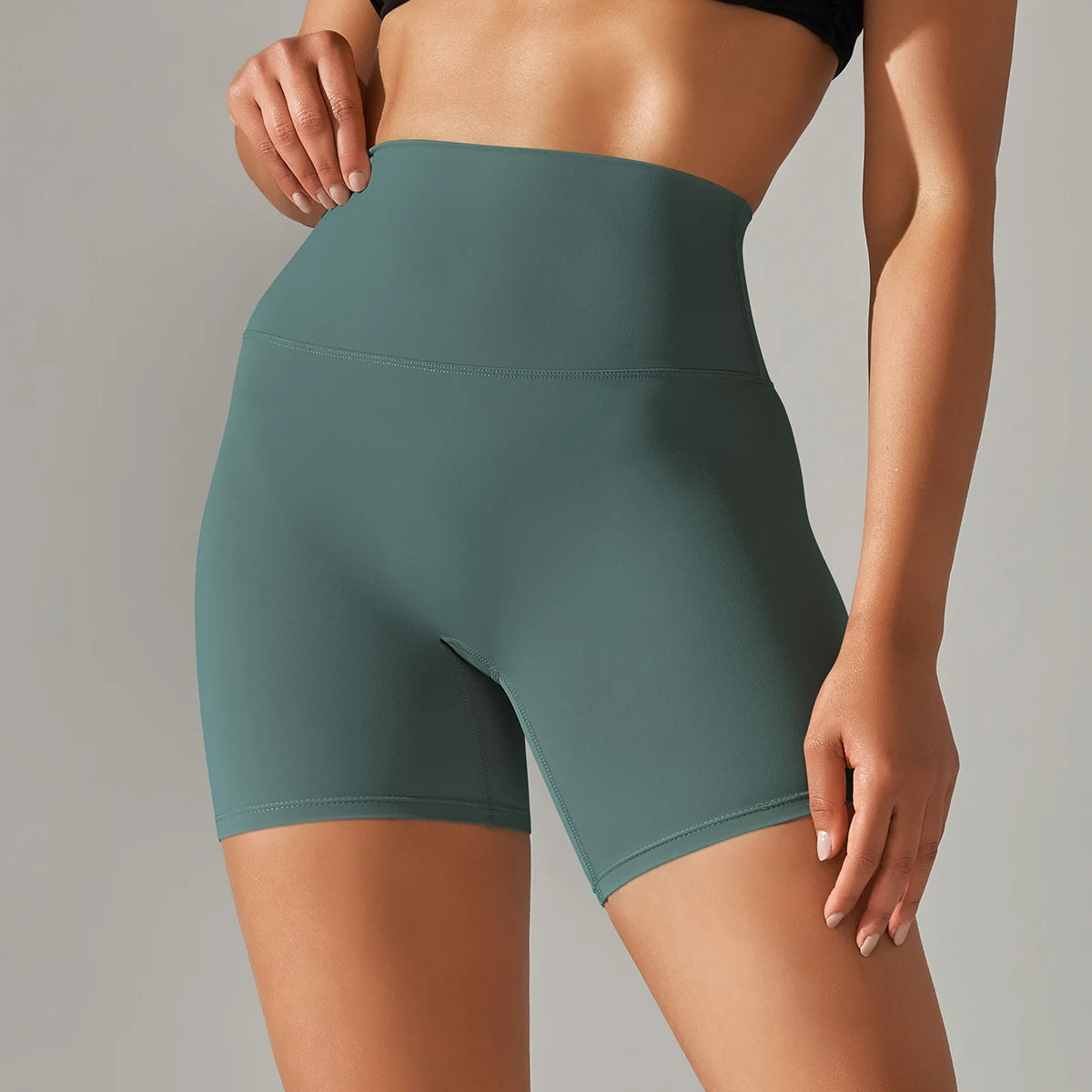 Shorts Deportivos Mujer de Tiro Alto