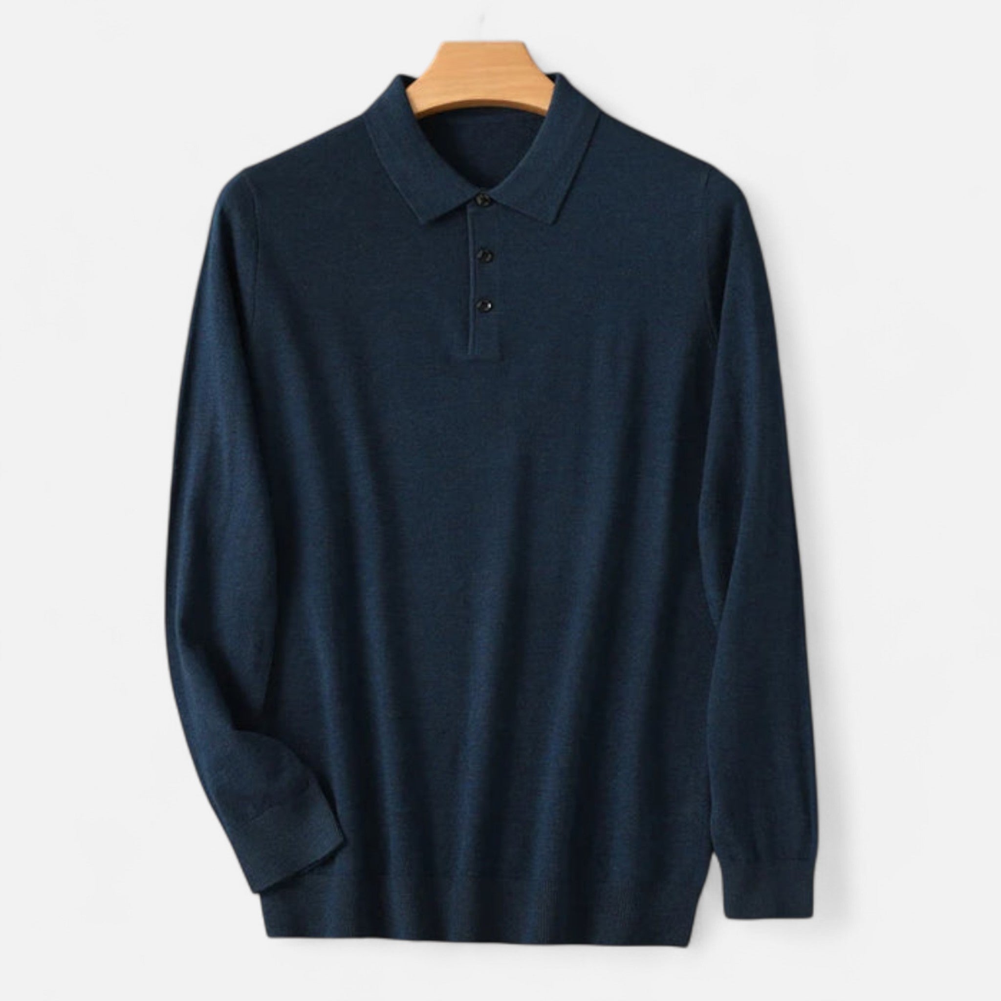 Camisa Polo Hombre Merino Suave Corte Clásico