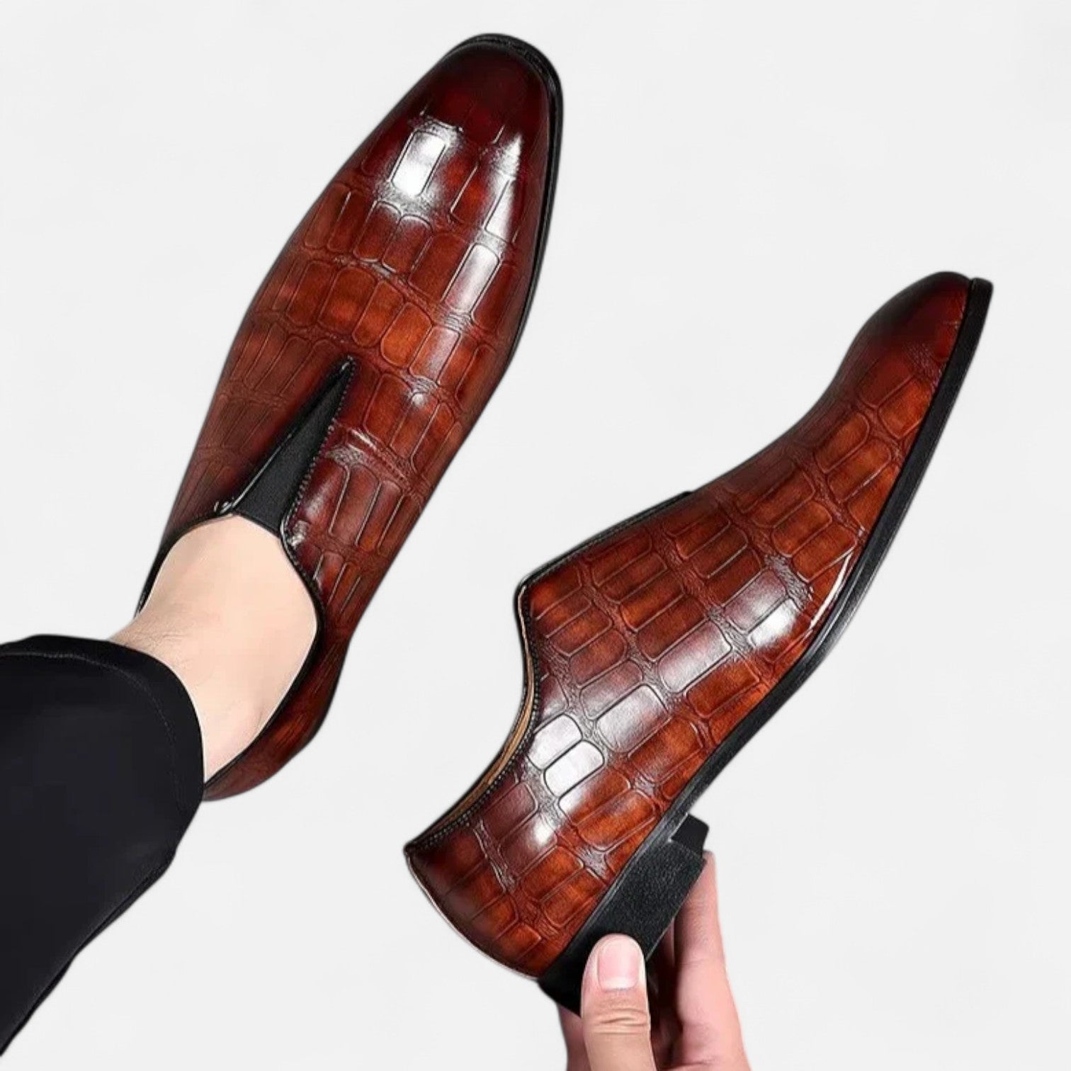 Mocasines de Cuero Genuino Sevilla para Hombre – Elegancia Clásica, Comodidad Sofisticada