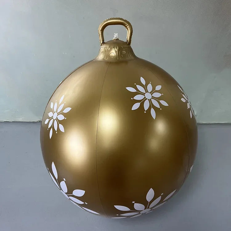 Boule gonflable décorative de 60 cm de diamètre pour extérieur sans éclairage