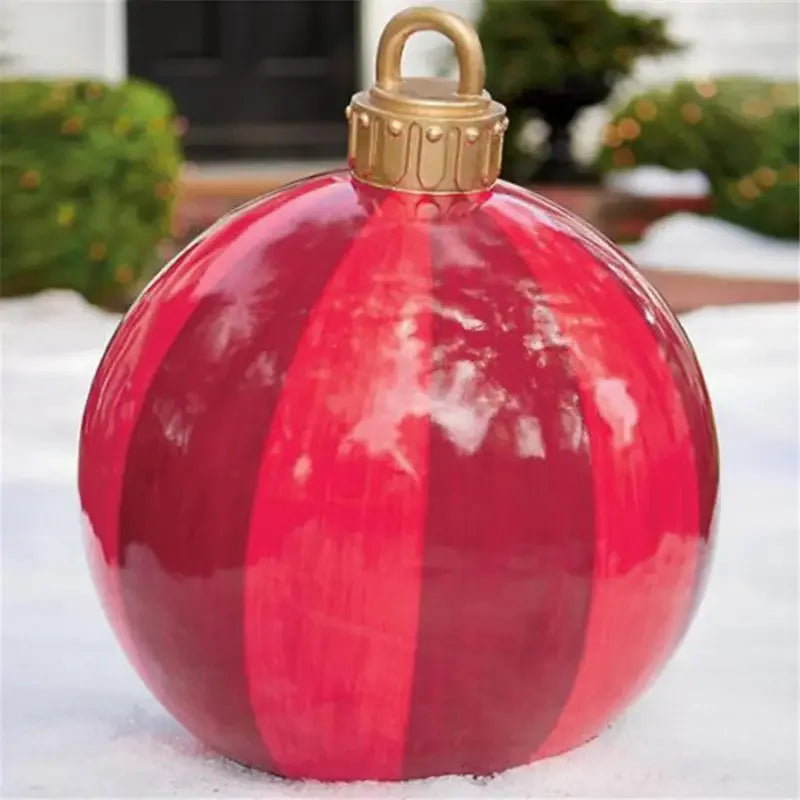 Boule gonflable décorative de 60 cm de diamètre pour extérieur sans éclairage