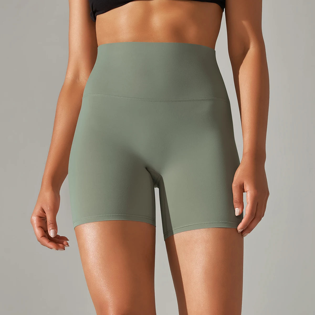 Shorts Deportivos Mujer de Tiro Alto