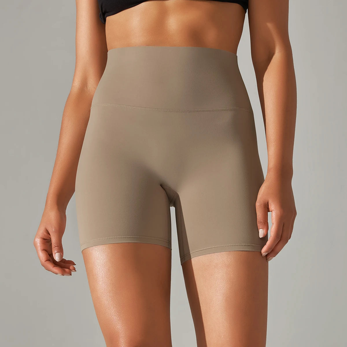 Shorts Deportivos Mujer de Tiro Alto