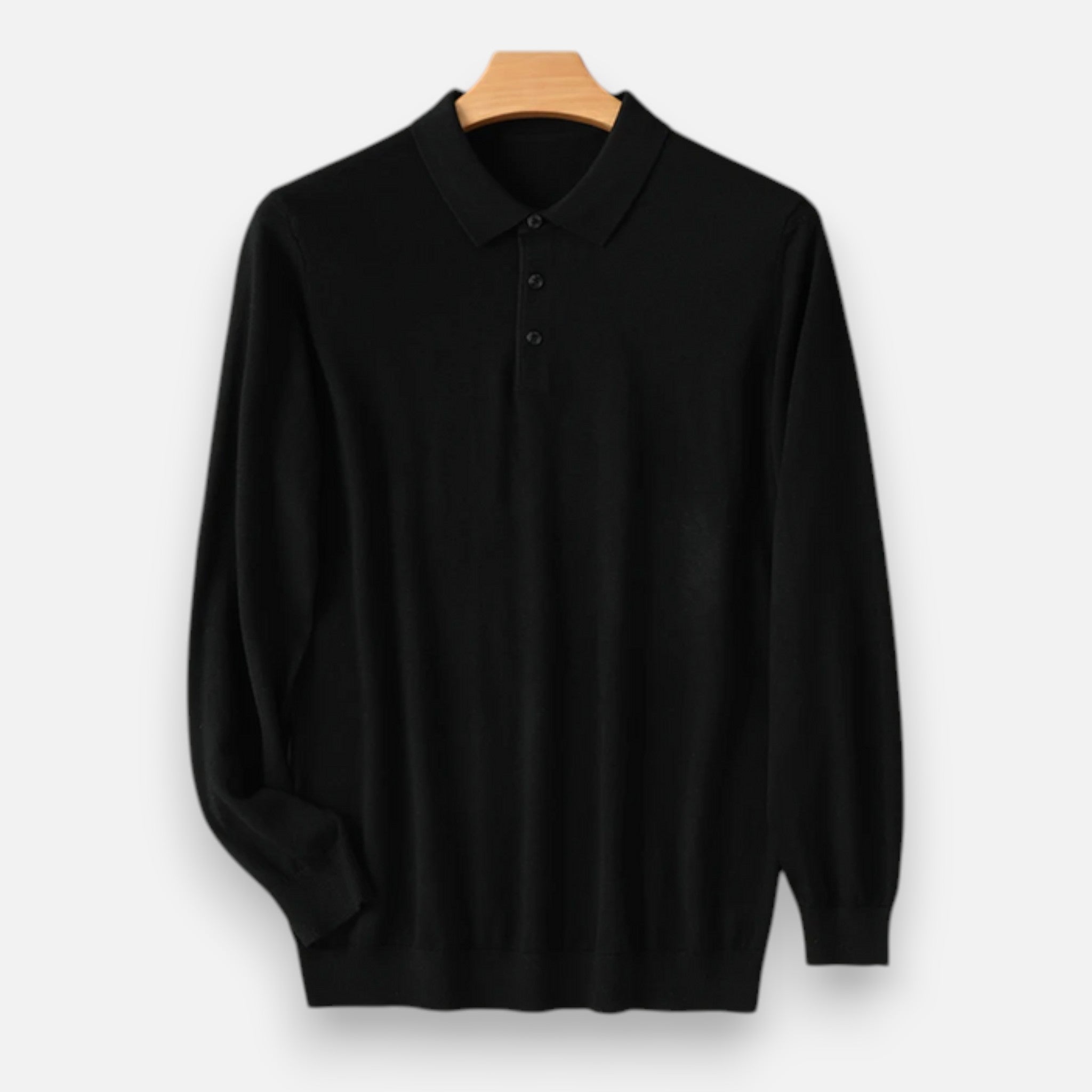 Camisa Polo Hombre Merino Suave Corte Clásico
