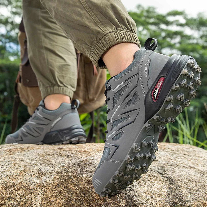 Zapatillas de Hombre de Cuero Impermeables con Suela Antideslizante