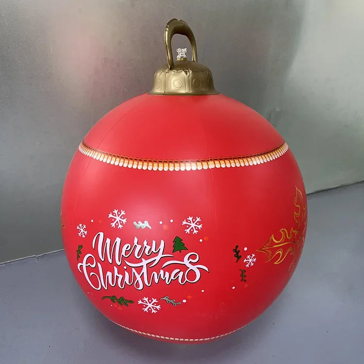 Boule gonflable décorative de 60 cm de diamètre pour extérieur sans éclairage