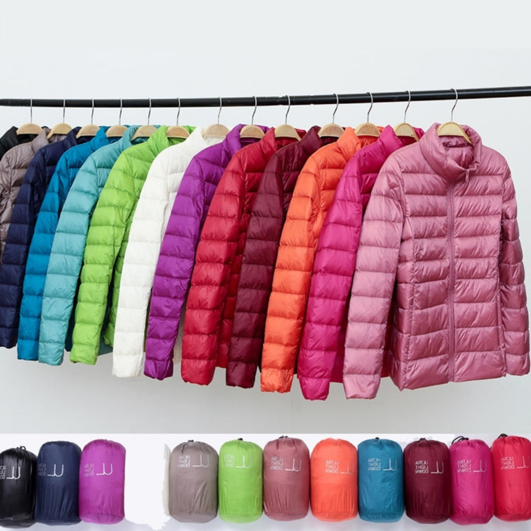 Chaqueta Impermeable Ligera para Mujer con Bolsillos Multifuncionales