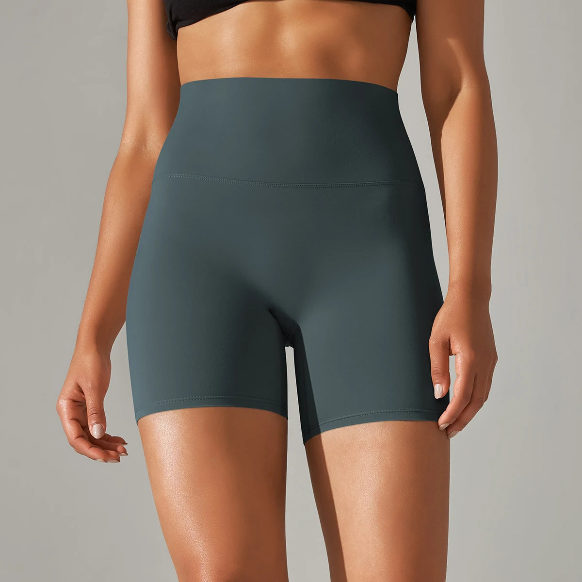 Shorts Deportivos Mujer de Tiro Alto