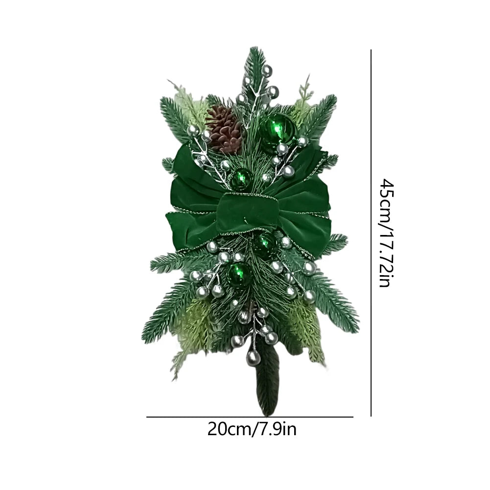 Dekorativní závěsná girlanda o rozměrech 45 x 20 cm s volitelným LED osvětlením do interiéru