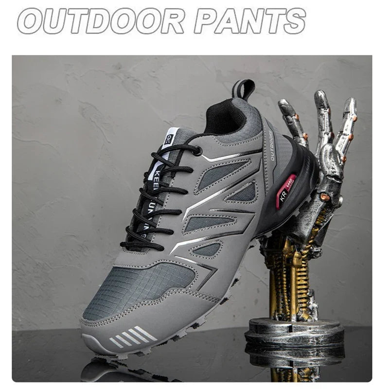 Zapatillas de Hombre de Cuero Impermeables con Suela Antideslizante
