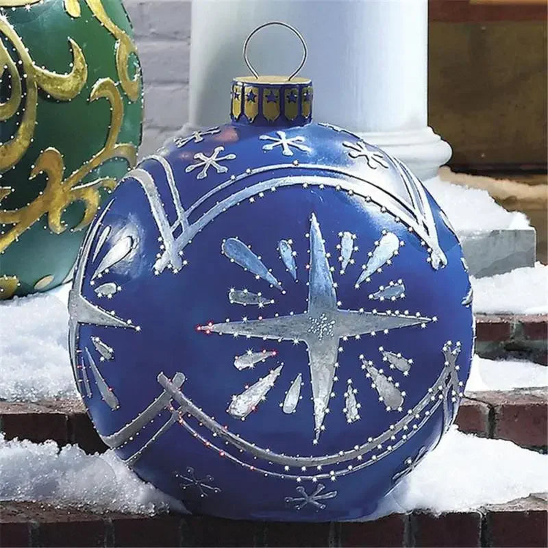 Boule gonflable décorative de 60 cm de diamètre pour extérieur sans éclairage