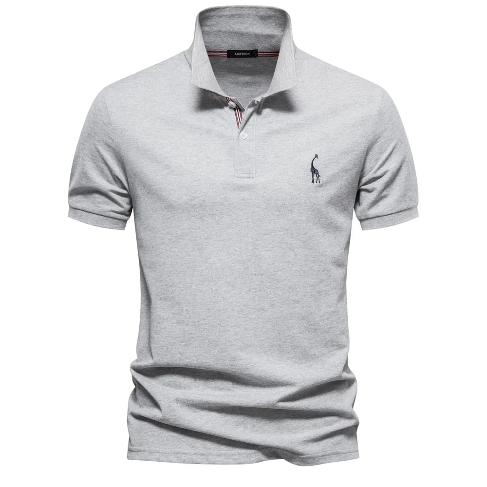 Pánské krátké bavlněné polo tričko