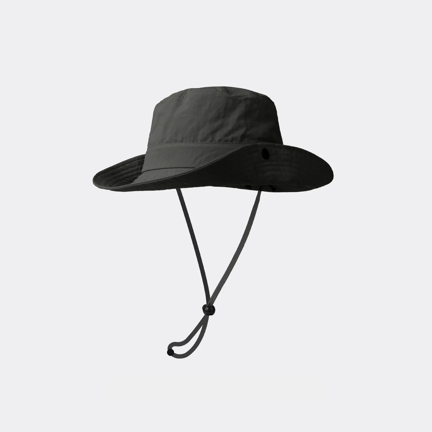 Sombrero bucket hat impermeable de sol ajustable con cordón y malla transpirable