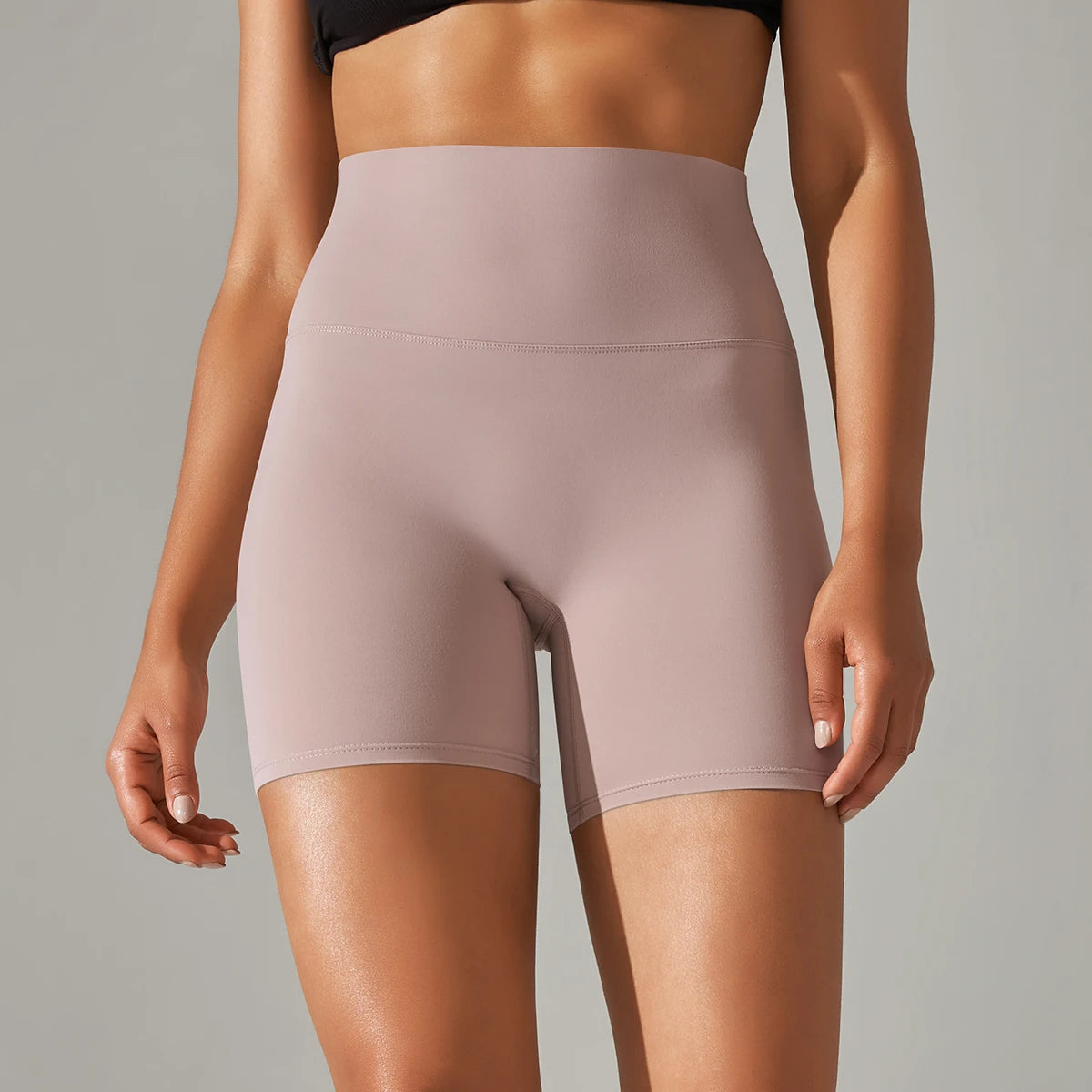 Shorts Deportivos Mujer de Tiro Alto