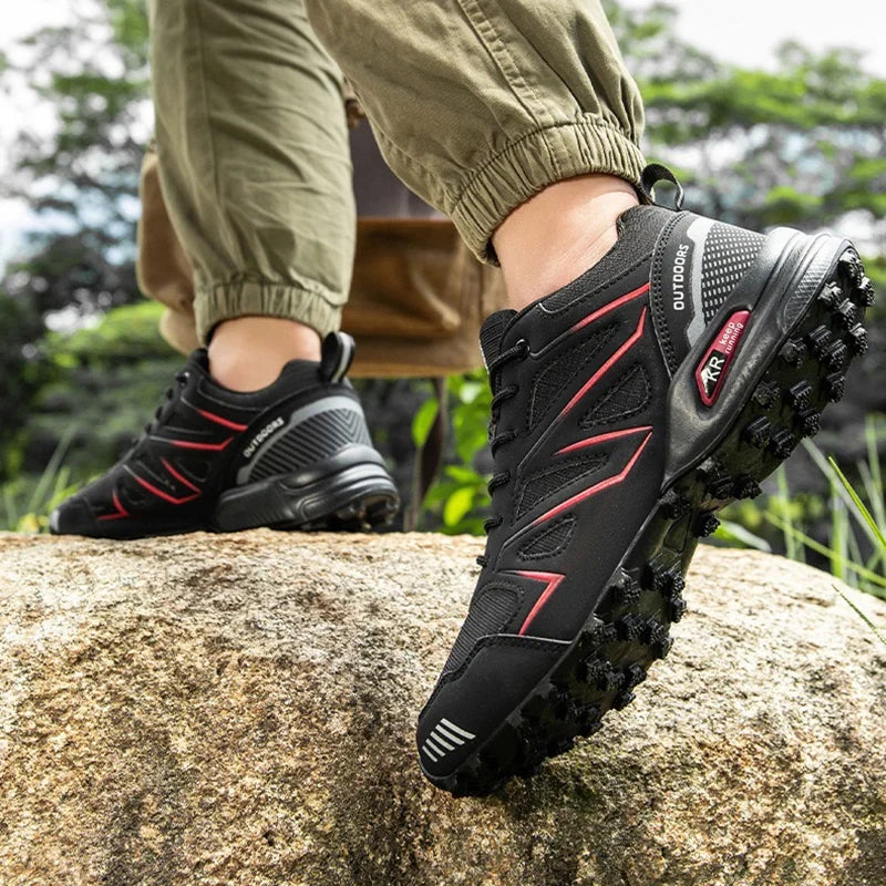 Zapatillas de Hombre de Cuero Impermeables con Suela Antideslizante