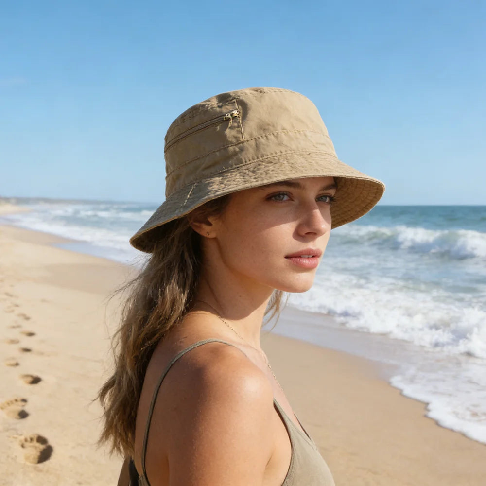 Sombrero de pescador de algodón unisex para actividades al aire libre