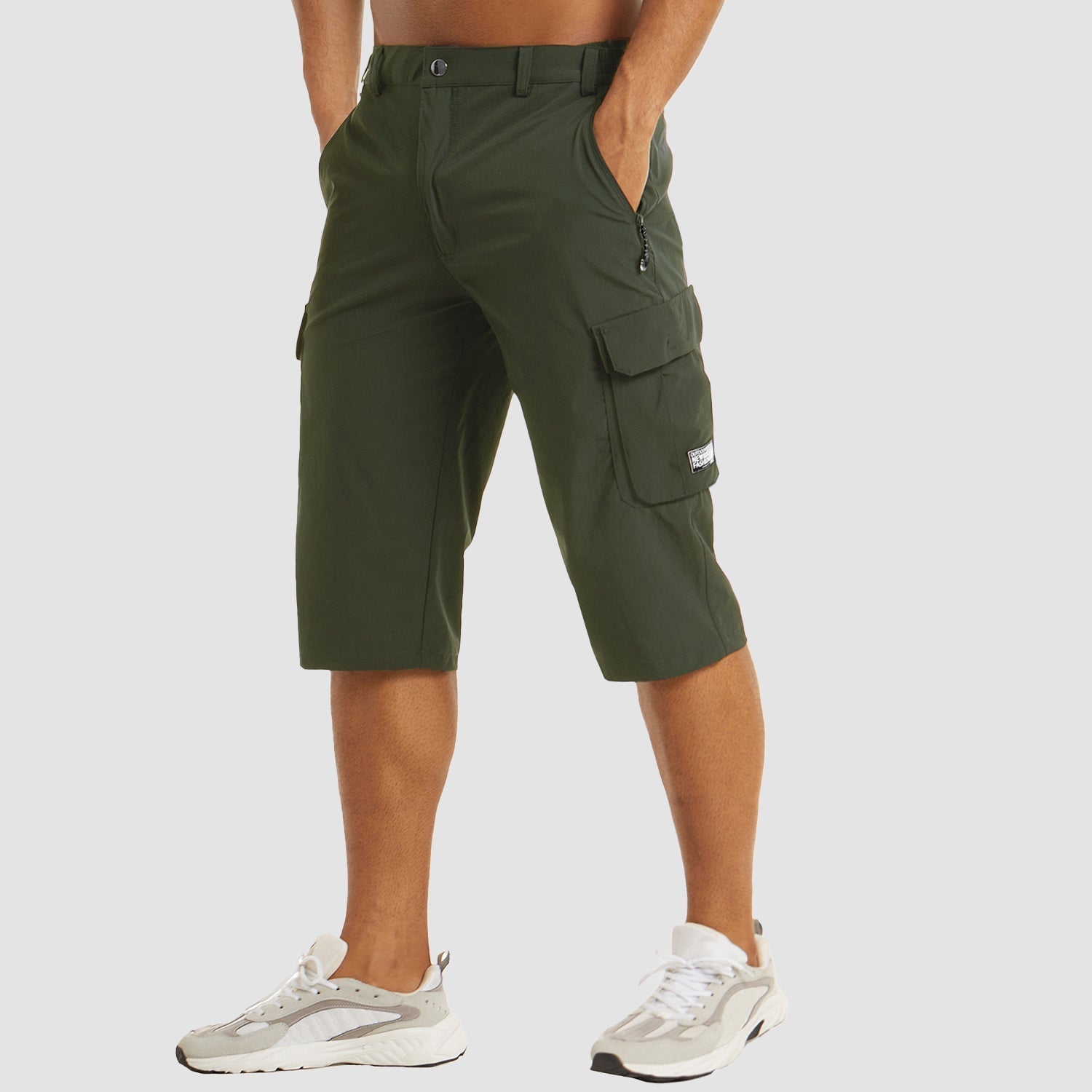 Shorts cargo hombre secado rápido
