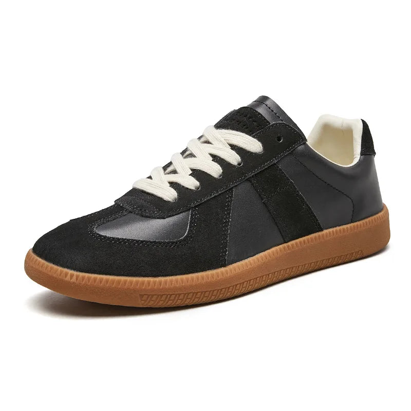 Hombre Zapatillas Ante Diseño Retro Suela Gruesa Comodidad