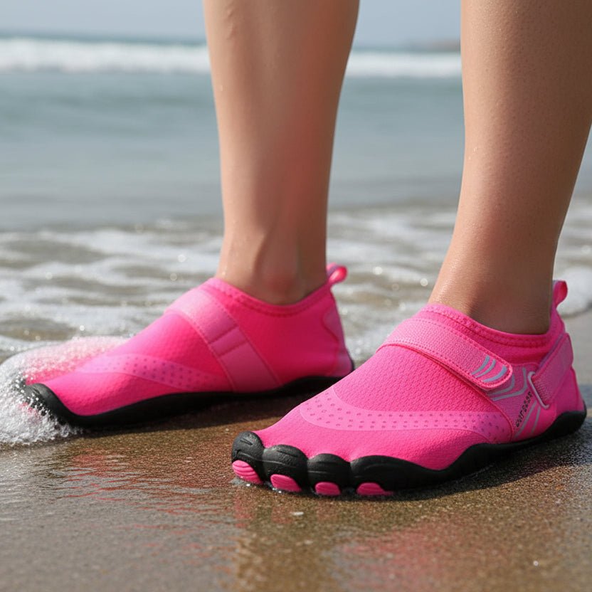 Chaussures d'eau unisexes - design de foulée pieds nus - chaussures pour plage et randonnée
