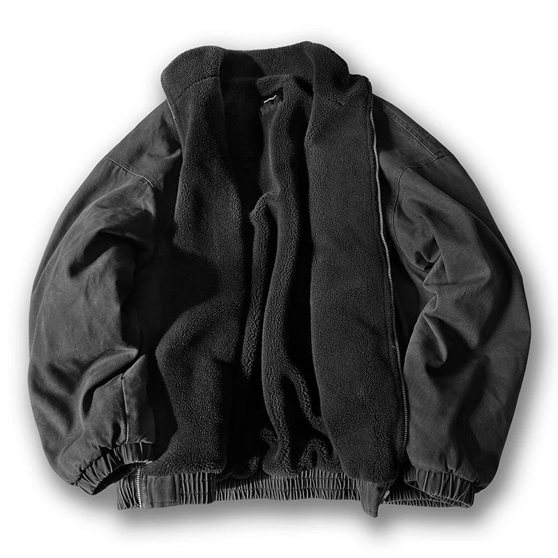 Giacca da uomo con cerniera integrale e vestibilità confortevole