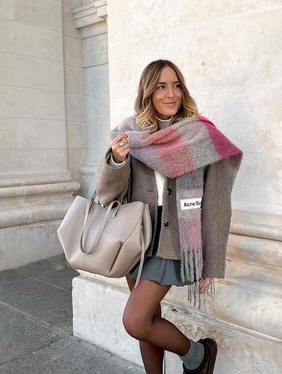 Bolso de Mano de Piel con Alas Plegadas y Gran Capacidad para Mujer