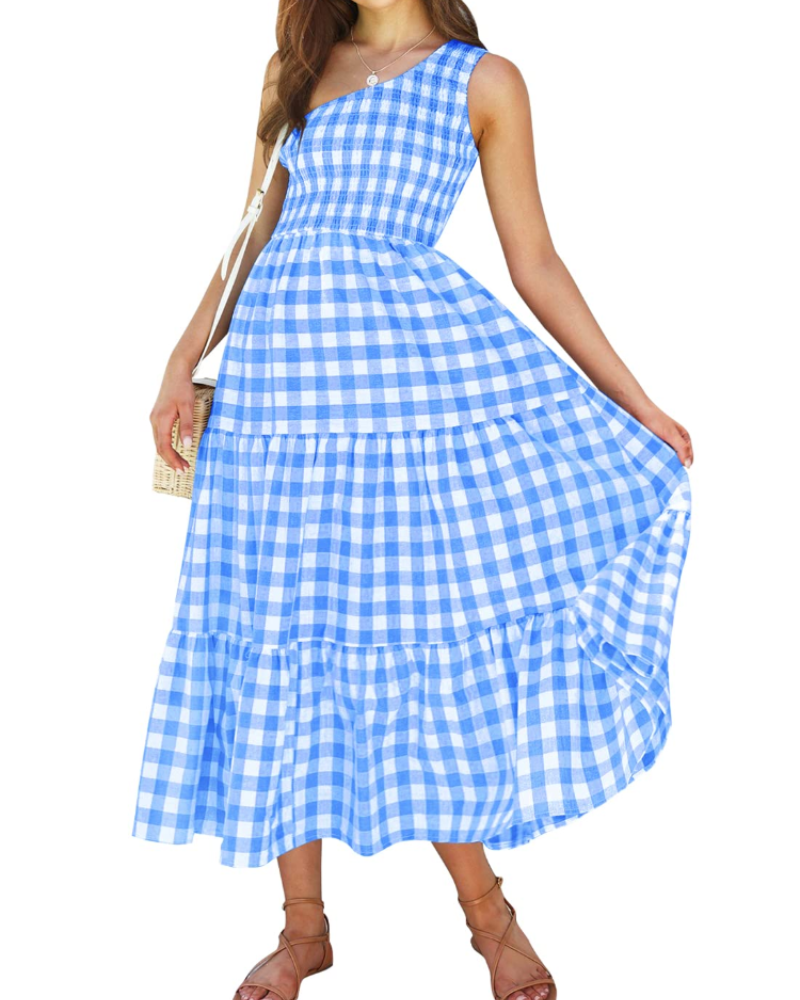 Vestido largo mujer | una manga | diseño asimétrico para eventos