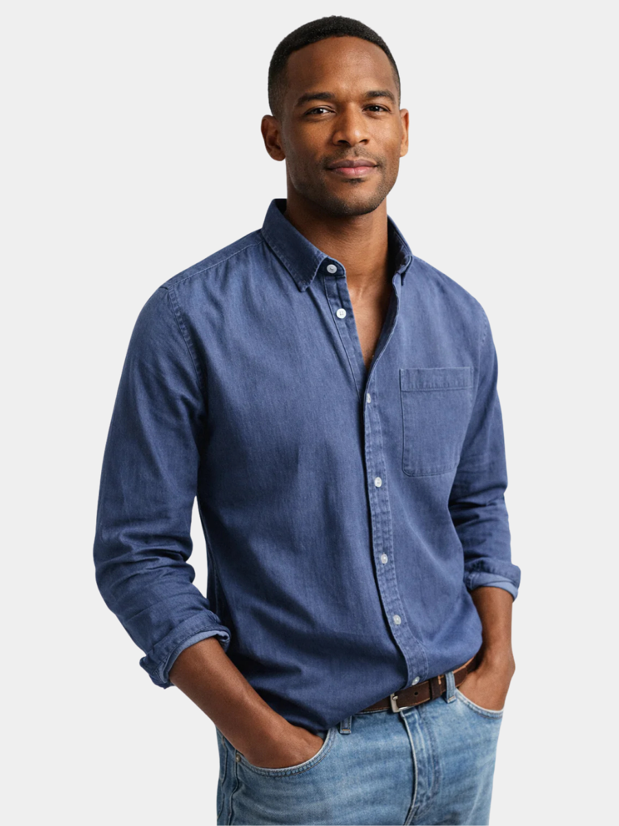 Camisa Casual para Hombre de Manga Larga