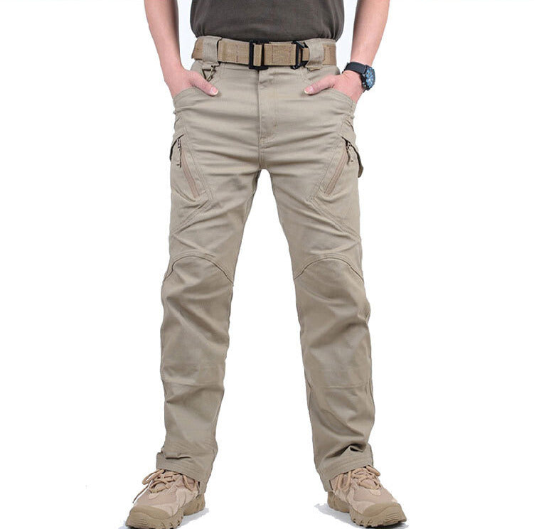 Pantalón Cargo de Hombre con Bolsillos Múltiples y Costuras Reforzadas