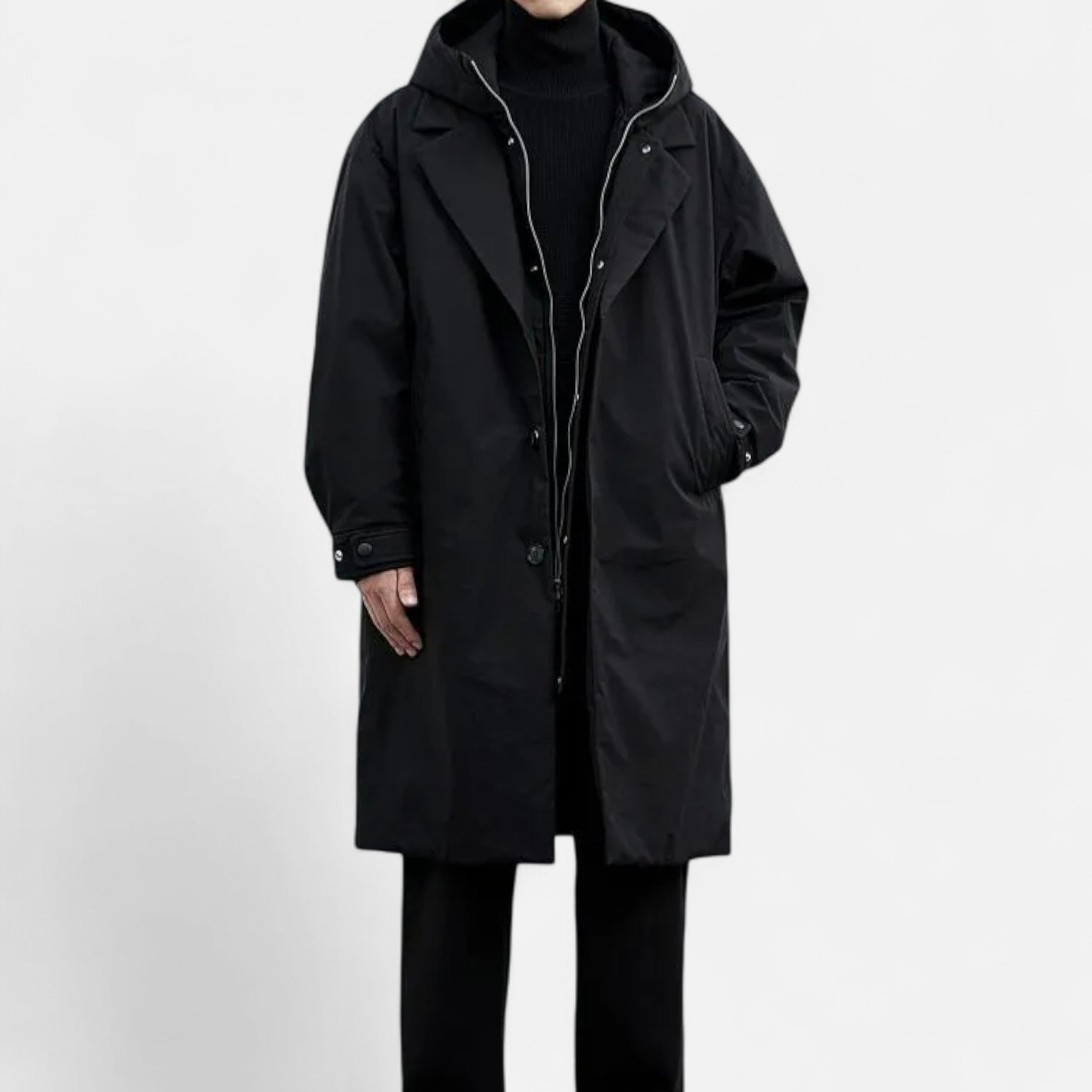 Chaqueta Hombre Invierno Larga Impermeable