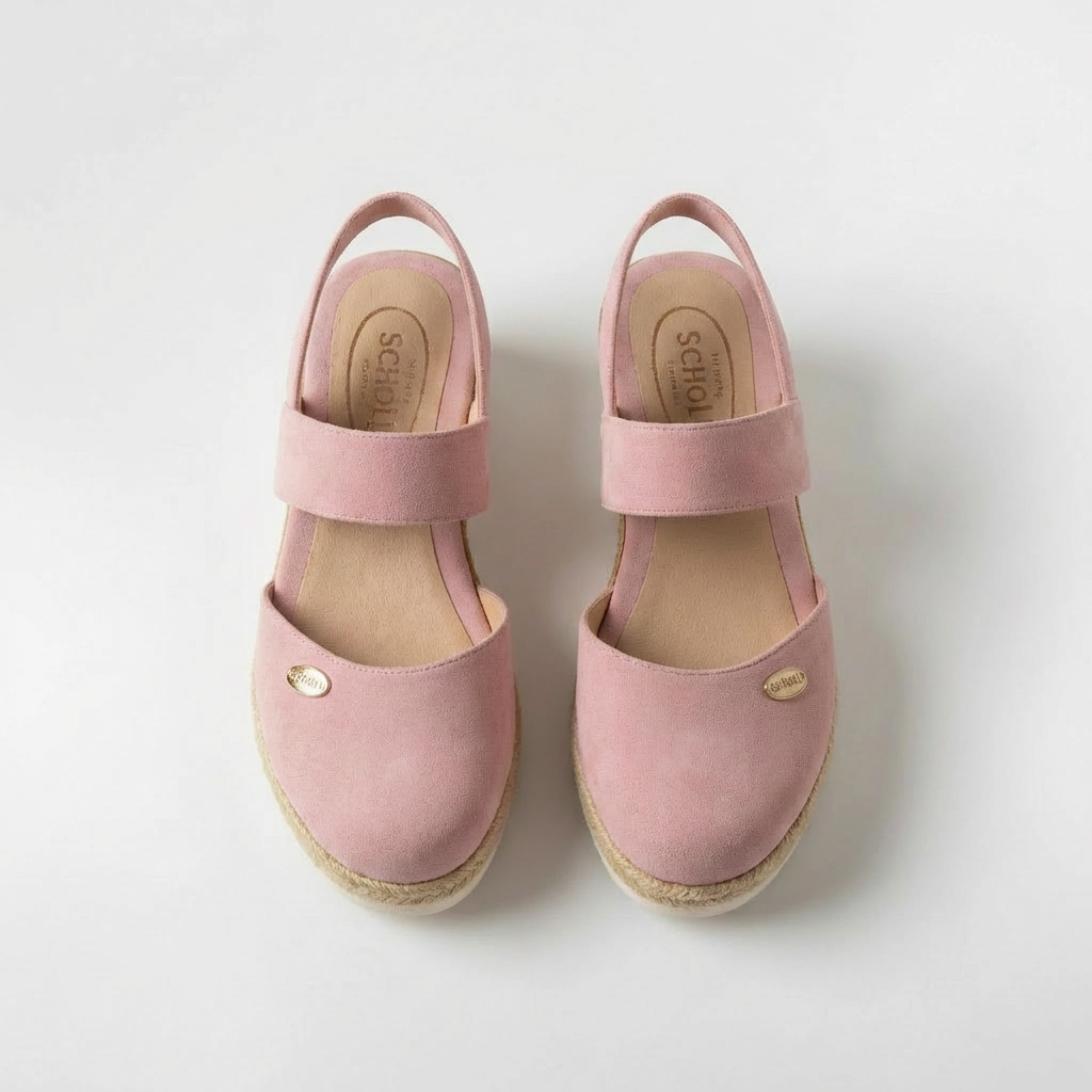 Women's Espadrille Style Platform Sandals Linen Wedge Shoes
