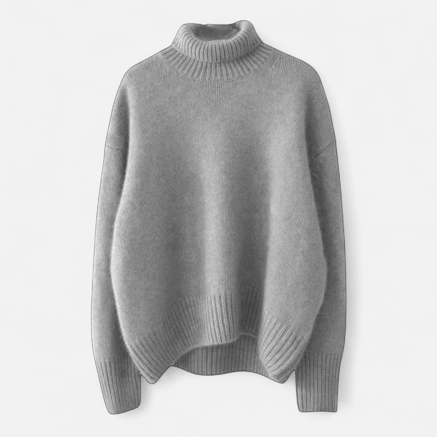 Jersey Mujer Invierno Cuello Alto Cashmere