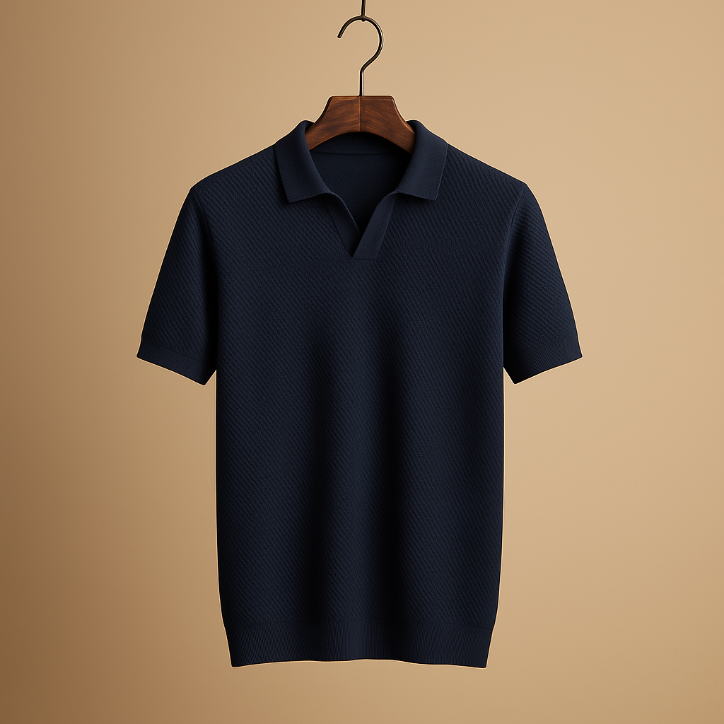 Polo de Manga Corta Ajustado para Hombre