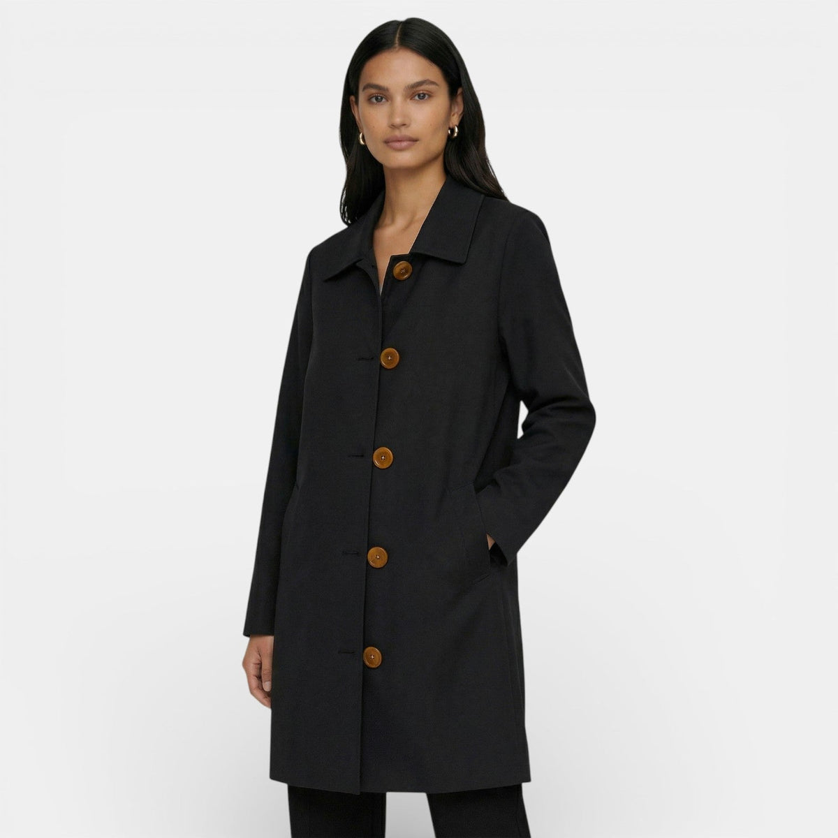 Gabardina de Mujer Midi con Corte Moderno y Diseño Ligero y Versátil